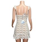 Majorelle  Sunbeams Floral Embroidered Mini Dress, White, Small Photo 7