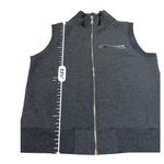 Harley Davidson Harley-Davidson Zip Vest Women's Small Gray Logo Biker Casual Layering Photo 6
