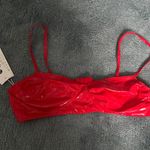Amazon -Red Latex Bra Top  Photo 0