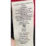 Free People  Womens Sweater Dress M Red Black Turtle Neck Warm Winter Colorblock Photo 7