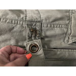 Roxy Vintage  Green Long Sleeve Zip/Snap Up Jacket Size S Flannel Lined‎ Hood Photo 2