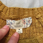 Pink republic 🧡 Mustard colored light knit sweater Photo 2