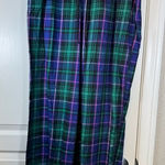 Victoria's Secret  Plaid Blue Purple VS Pajama Pants Size Med/Large EUC #5860 Photo 0