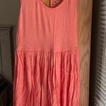 Macy's You Are Not Alone Coral Pink Dress Photo 0