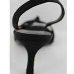Van Eli Laban Black Fabric Open Toe Slingback Heel Size 6 Photo 5