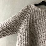 Club Monaco Beige Taupe Oversized Crewneck Sweater  Photo 4