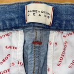 Alice + Olivia Mid Rise Ankle Distressed Coin Pocket Raw Edge Denim Jeans Size 3 Photo 6