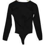 Abercrombie & Fitch Womens Soft AF Black Long Sleeve V-Neck Bodysuit Size Small Photo 1