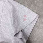 Vintage 80s Heather Grey Heart Bunny T Shirt Single Stitch USA Made size Large Gray Photo 4