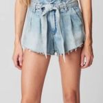 BLANK NYC  Denim Paper-bag High Waist Shorts Size 28 Photo 2