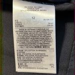 Gap  size 12 womens blue pencil skirt zip close back not lined no pockets Photo 5