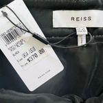 Reiss Mimi Paneled Leather Mini Skirt, Black, Size 10, Designer Luxury, NWT Photo 10