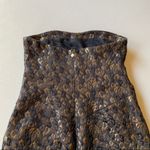 Michael Kors Gold Foil Strapless Mini Dress Photo 9