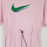 Nike Pink Swoosh Drawstring Waist Dress Women’s Size: Medium Photo 4