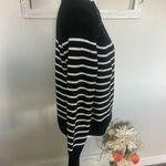 ZARA  Black And White Nautical Ribbed Knit Sweater Photo 1