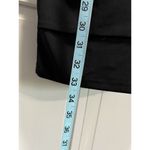 Sweet Storm Pink Champagne/Black Dress Shimmer Size L Tiered Scoop Short Sleeve Photo 2