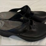 Dansko Black Leather Mule Clogs – EU 42 / US 11–11.5 – Perforated – Excellent Photo 0