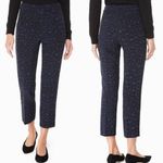 Kate Spade New York Leopard Print Cropped Pants Blue/Black Size 6 Photo 1