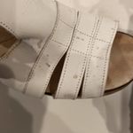 Destroy Women’s Wood Platform Heels White Leather Upper Sz 10 Spanish Y2K 90’s Photo 8