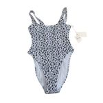 Good American  Glass Leopard High Thigh One Piece size L/XL NWT Photo 3