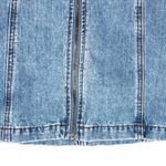 Altar'd State  Small Monana Skirt Denim Jean Blue Front Full Zip Mini Women 750‎ Photo 5