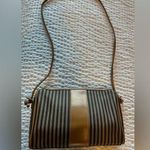 Italian Moda Crossbody Purse Designer Style Black/Tan Handbag Black Photo 1