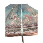 No Brand Long Pleated Flowing Printed Long Dress Sz XL NWT Pink Photo 3