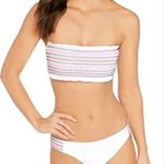 True Craft NWT Ocean Shore Smocked Bandaeu Top Bikini L/XL Photo 0