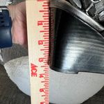 Vince Camuto Gladiator Wedge Sandals Gun Metal Embellished Size 8.5B Strappy Photo 8