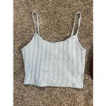 ZARA NWT forever 21 crop top tank top bundle women’s S brown stain/blue ribbed Photo 4