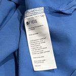 FIGS  Casma Three Pocket Scrub Top in Color Ceil Blue Monogram M Size XL Photo 9