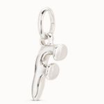 UNOde50 Silver Initial Charm Dame Una “F” #CHA0032 Photo 2