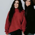 BLACK Amherst funnel neck sweater by
Chelsea Deboer Photo 1