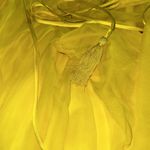La Ligne Constance shirred Silk midi Maxi Dress Yellow S Resortwear vacation Photo 4