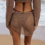 BERLOOK Brown Crochet Cover Photo 3