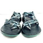 Chacos Chaco ZX2 Green & Black Classic Adjustable Walking Sandals Women’s Size 11 Photo 1