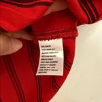 Catherine Malandrino  Red and Black Striped Blouse Photo 3
