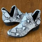 Lucky Brand Snake Print Ankle Boots Photo 0