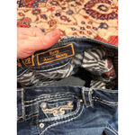 Rock Revival  Fay Easy Ankle Skinny Jeans 28 Embroidered Rhinestone Pockets Photo 6