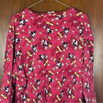 Disney Vintage The  Store Red Popcorn Mickey Mouse 3/4 Sleeved Night Shirt Photo 2