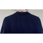 Joie  Blazer 2 Linen Silk Lightweight Jacket Navy Luxury Classic Minimal Career Photo 3