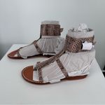 Sam Edelman Women’s Mollie Gladiator Sandals in Sesame Snakeskin size 5.5 NEW Photo 4