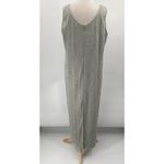 Vintage Scala Beaded Gown Matching Set Semi Sheer Duster Silver Plus Womens 1X Photo 11