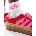 Adidas  Originals Gazelle Bold platform sneakers in red and pink size 5 Photo 1