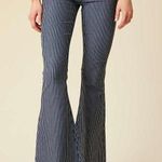 Altar'd State Striped Flare Jeans Photo 0