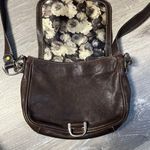 Ted Baker  Dark Brown Leather Crossbody Bag with Lobster Clasp Photo 5