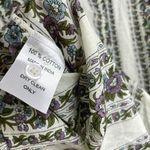 Mille Resort Wear Small Womens Hollie Shirt Dress Long Sleeve Mini Multi Floral White Photo 12