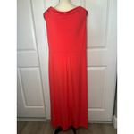 Old Navy NWT The Occasion  One-Shoulder Midi Dress Bright Coral XL Cocktail Party Photo 4
