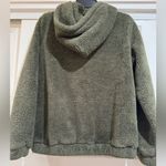 Billabong Cozy Olive Green Sherpa Hoodie Photo 7