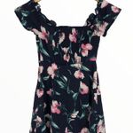 About Us Dulipa Dress in Navy Floral Off Shoulder Mini Dress size Small Revolve Photo 9